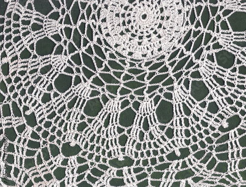 Dentelle au crochet fait main.