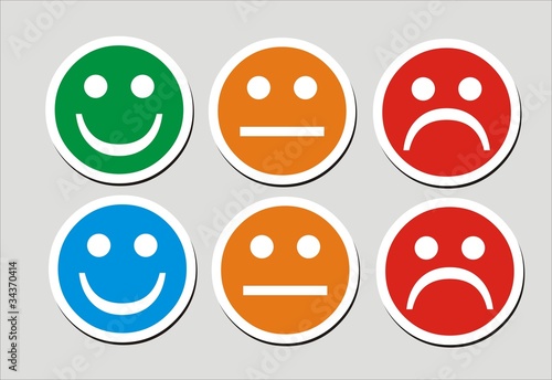 étiquettes smiley