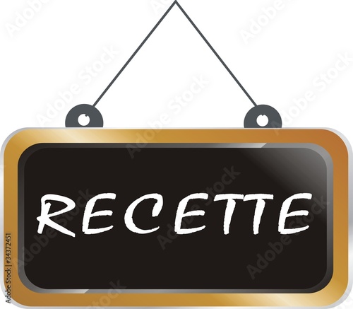 pancarte bois recette