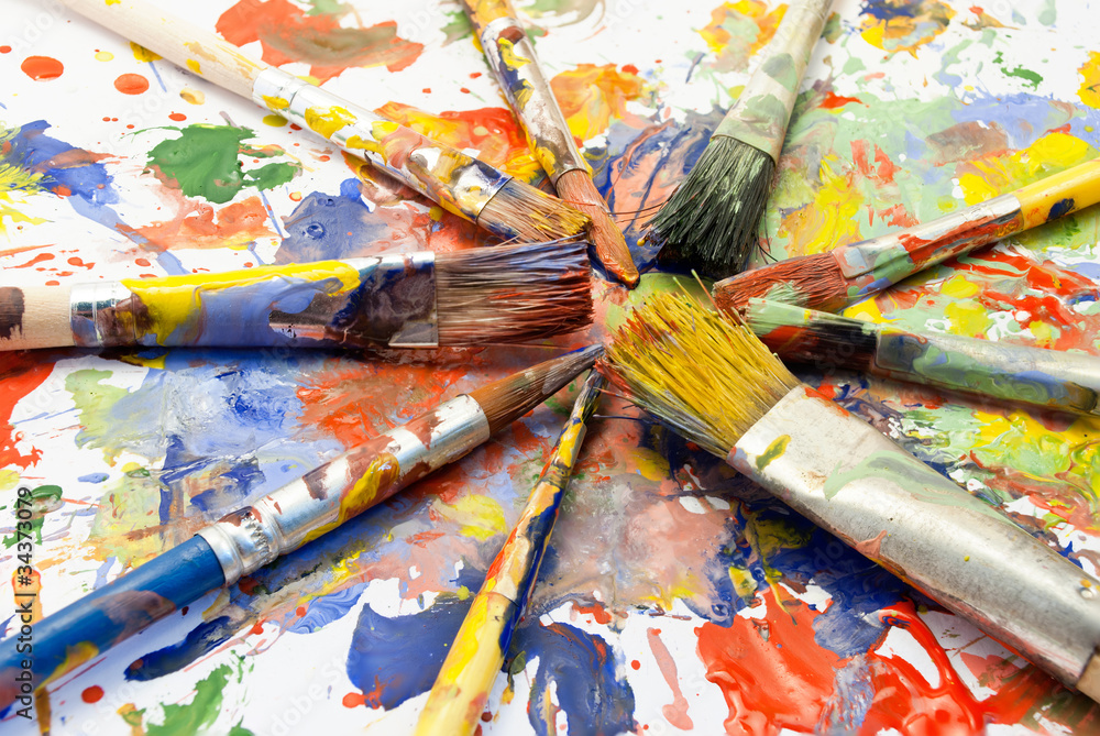 Paintbrushes. Paintbrushes.
