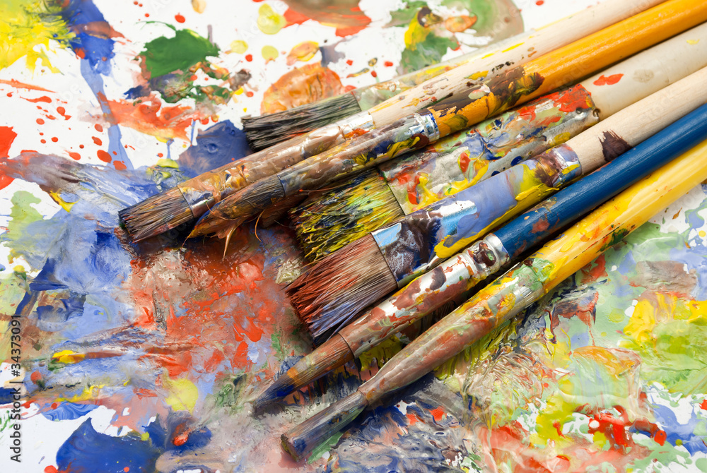 Paintbrushes. Paintbrushes.