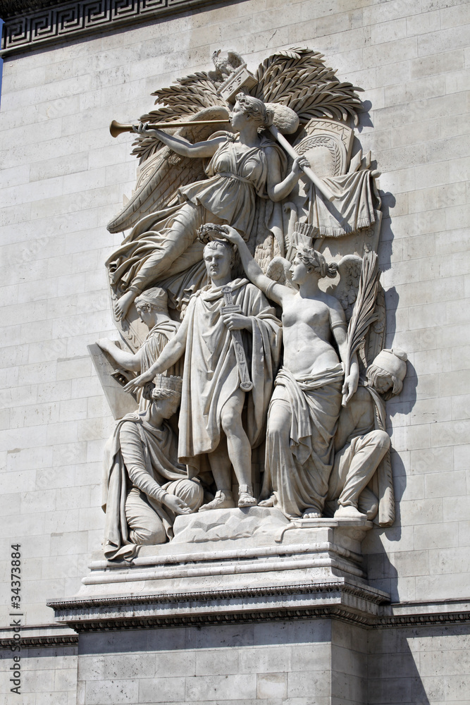 Obraz premium Paris Arc de Triomphe