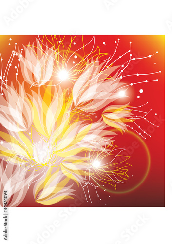 Cute floral background