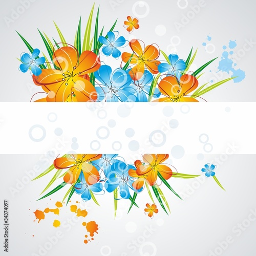 Cute floral background