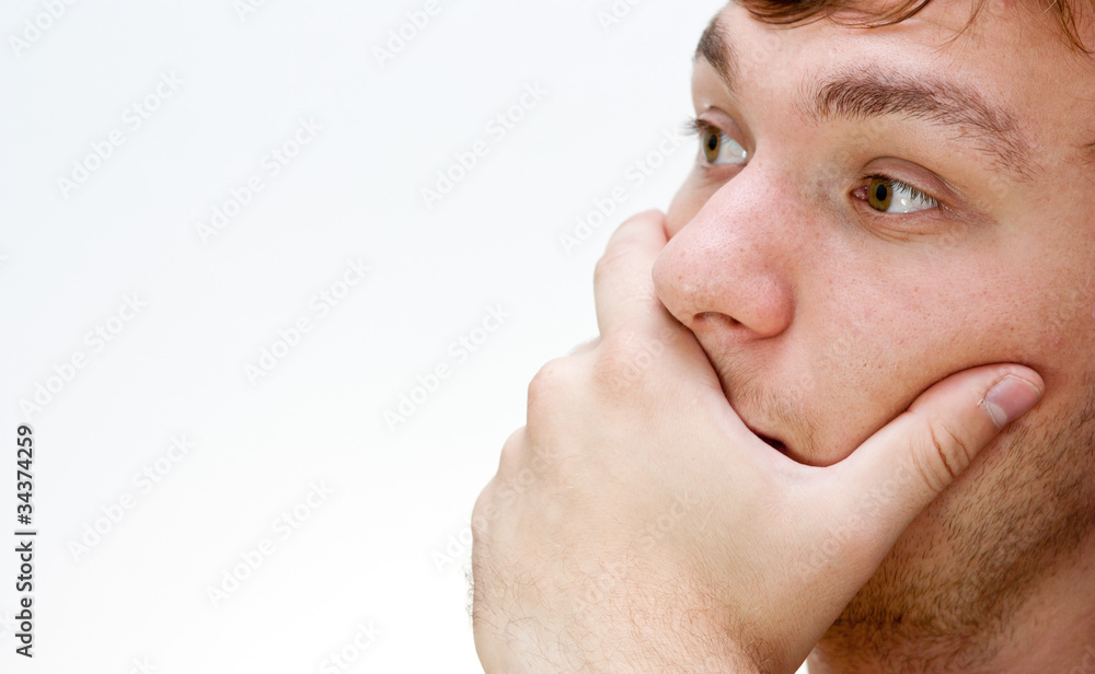 man thinking man thinking
