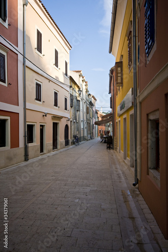 Stone-paved street in Skradin