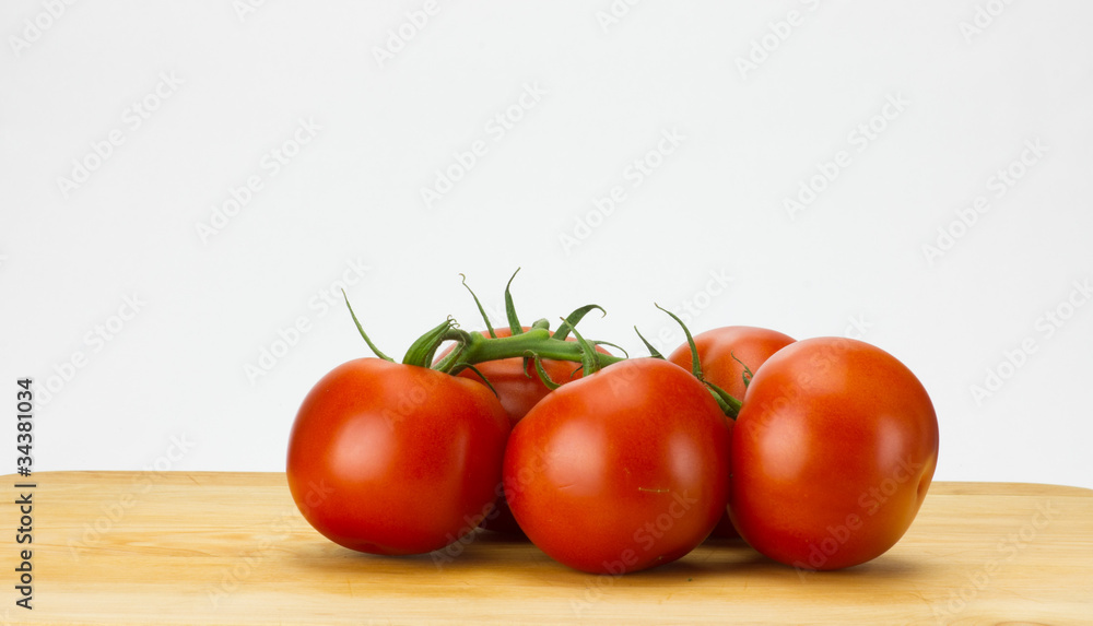 Fresh vine ripened tomatoes Fresh vine ripened tomatoes