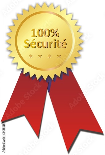 médaille 100% sécurité