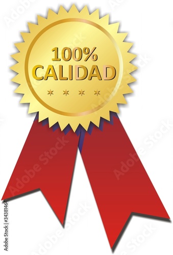 médaille 100% calidad