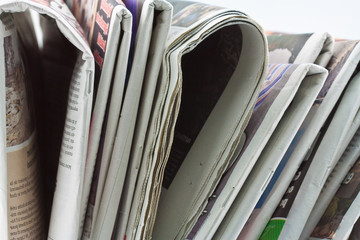Deken met foto Kranten journaux  © Unclesam