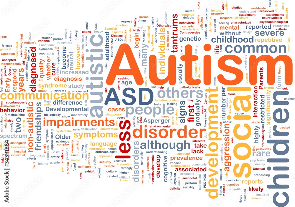 Autism background concept