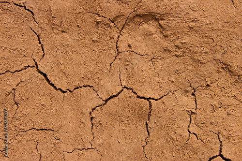 trockener Lehm-Boden Trockenheit 