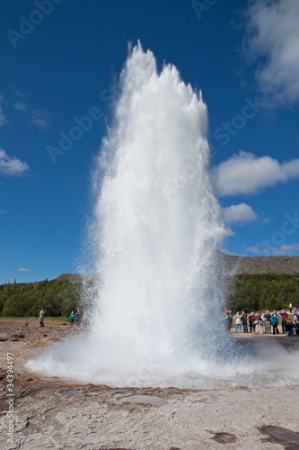 Canvas-taulu Icelandic geyser