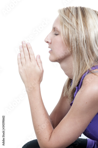 Woman praying