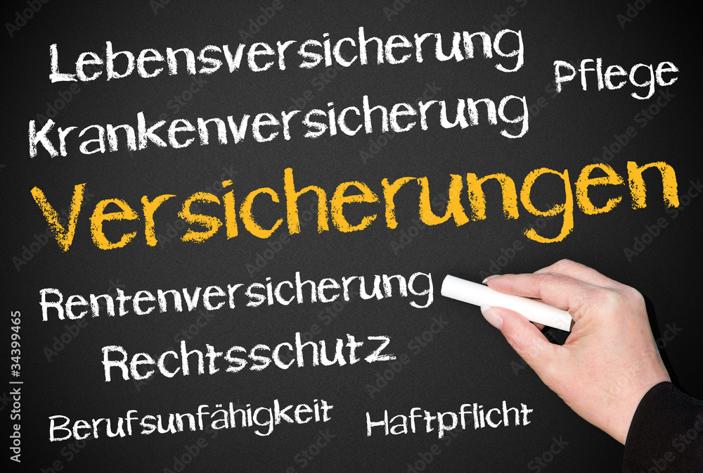 Versicherungen - Konzept Sicherheit Versicherungen - Konzept Sicherheit