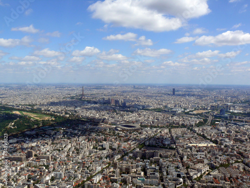 Фотография Région parisienne vue du ciel