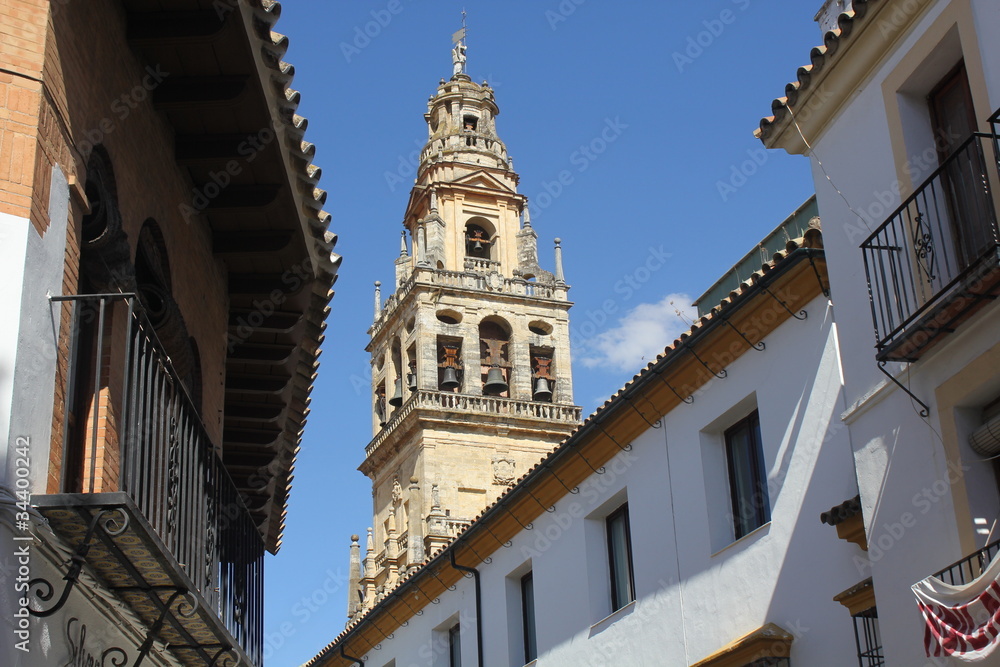 Torre campanario de la mezquita de Córdoba