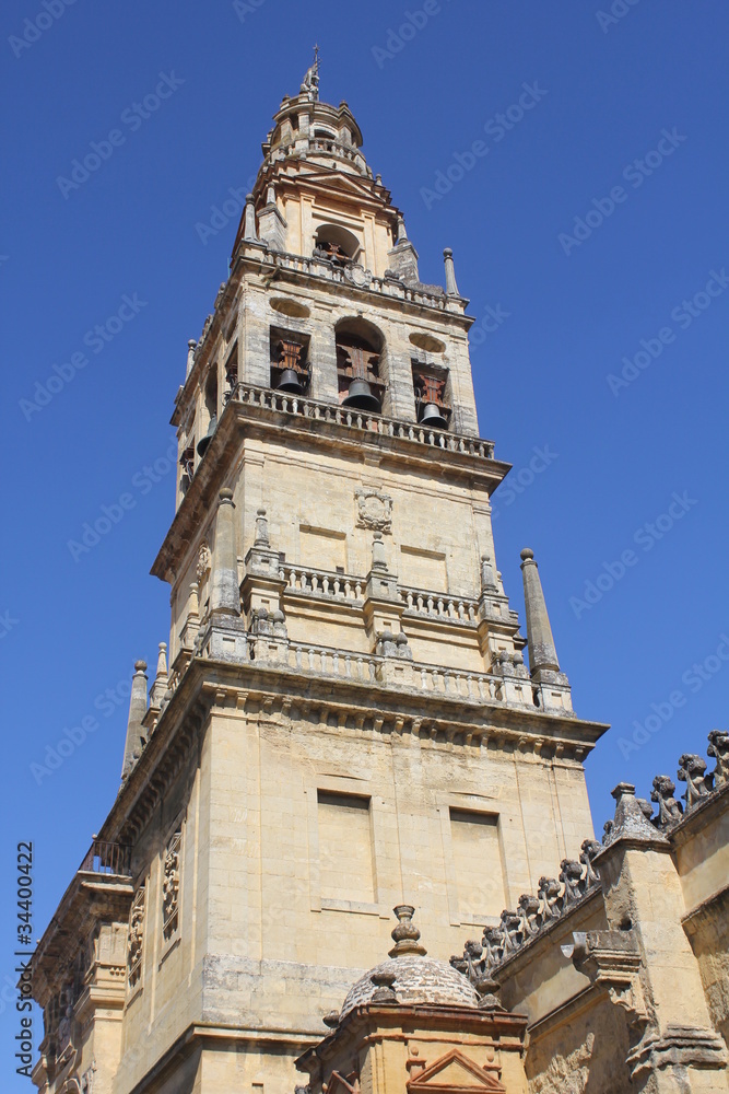 Torre campanario de la mezquita de Córdoba