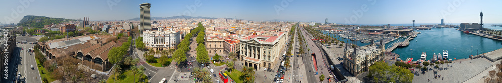 Panorama  of Barcelona