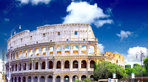 Fotografie, Tablou The Colosseum, the world famous landmark in Rome.