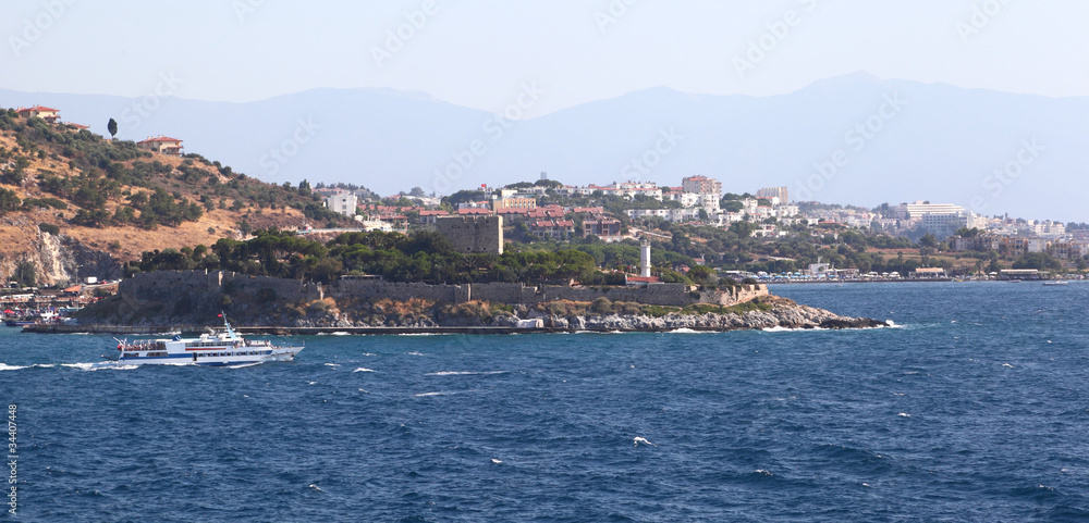 Pigeon Island, Kusadasi, Turkey