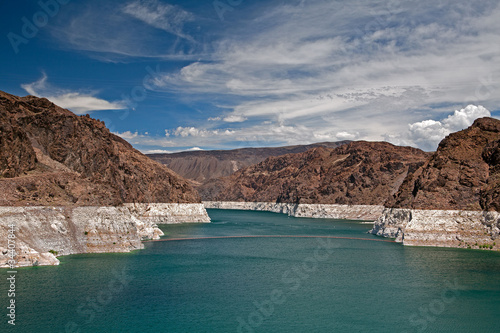 Hoover Dam in Black Canyon of Colorado river