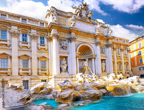 Fountain di Trevi ,Rome. Italy.