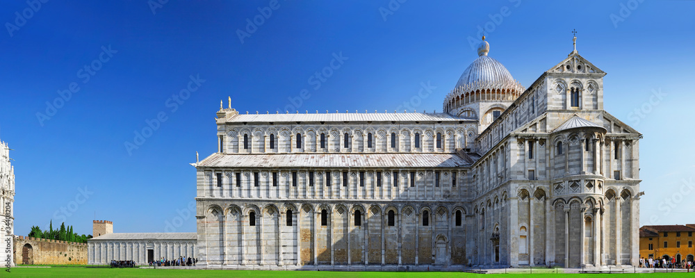 Famous Square of Miracles in Pisa, Italy