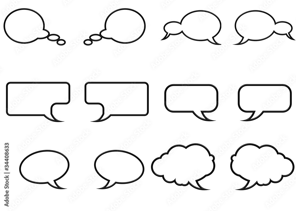 Obraz premium Speech bubble