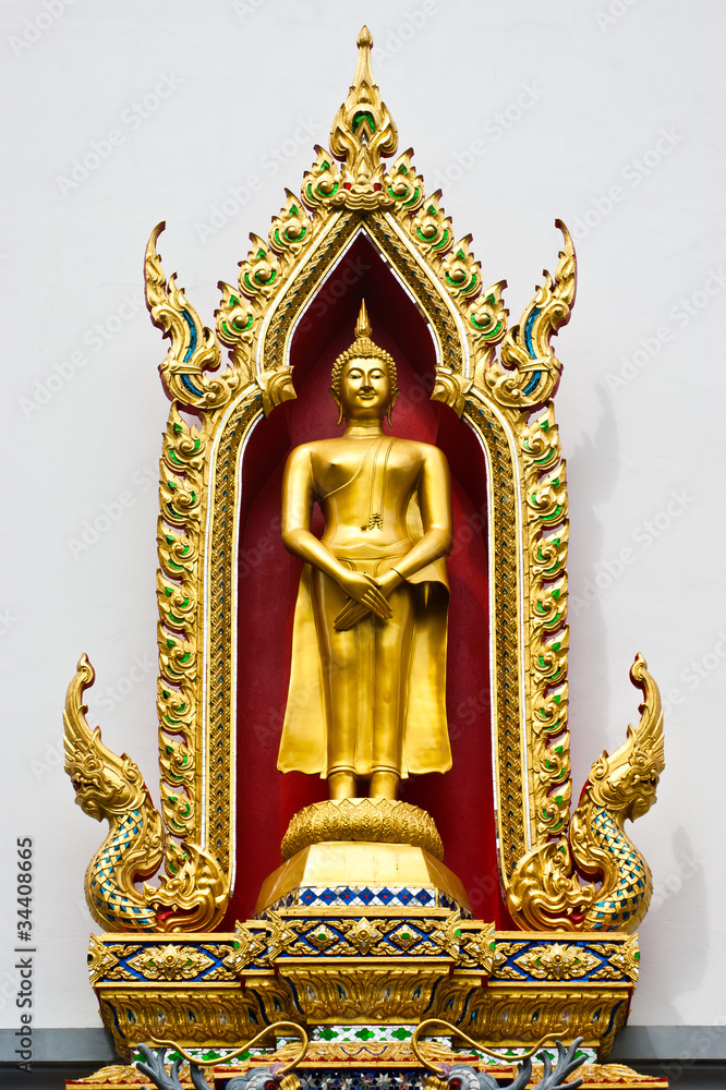 Fototapeta premium decoration statue in buddhism is tradition