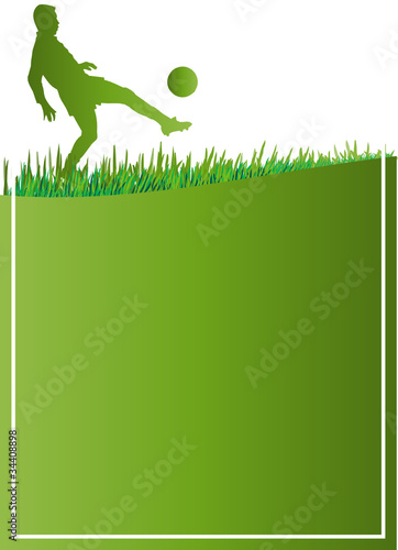 Fussball Plakat