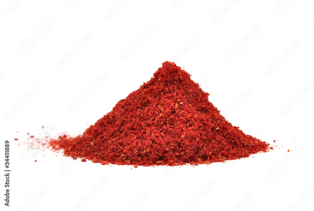 Pile of Tandoori Masala Isolated on White Background Pile of Tandoori Masala Isolated on White Background