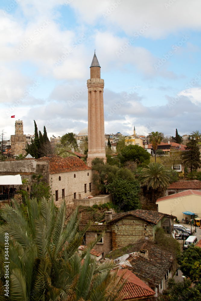 Obraz premium Good view on the panorama of the south town