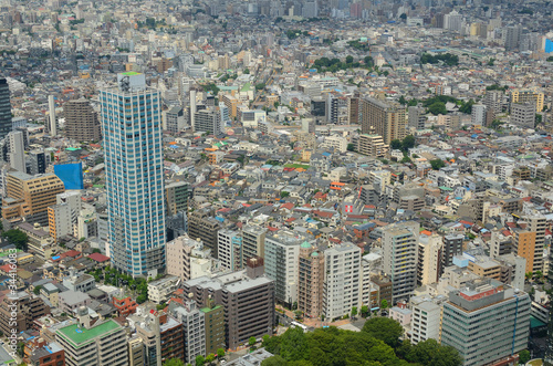 Aerial view of the Tokyo Cityscape at Shinjuku