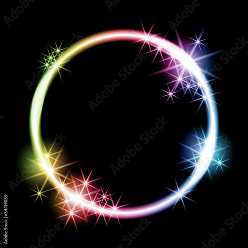 glowing stripes, vector