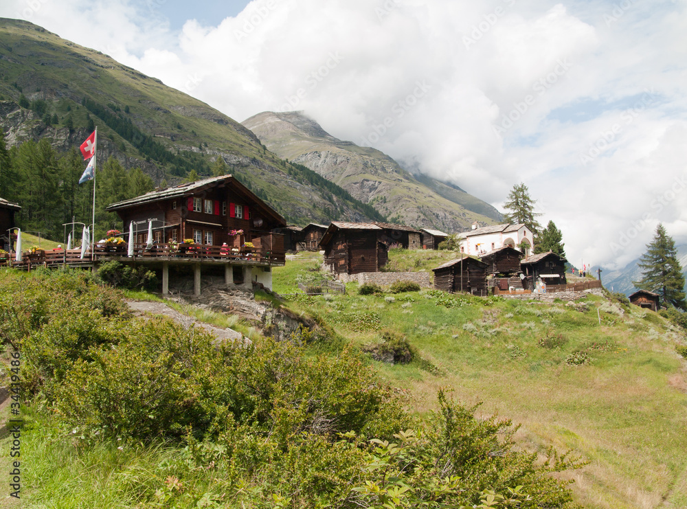 Hameau et chalets de Blatten