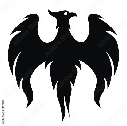 Phoenix bird wings (vector)