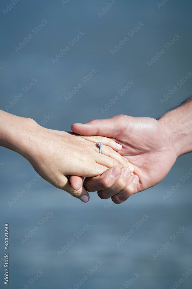 Holding hands Holding hands
