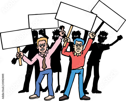 Group of protesters