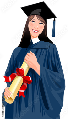 Close-up of woman holding certificate