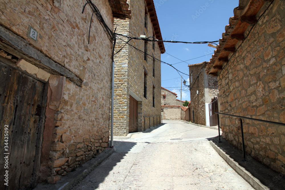 Gudar  village Teruel province Aragon Spain