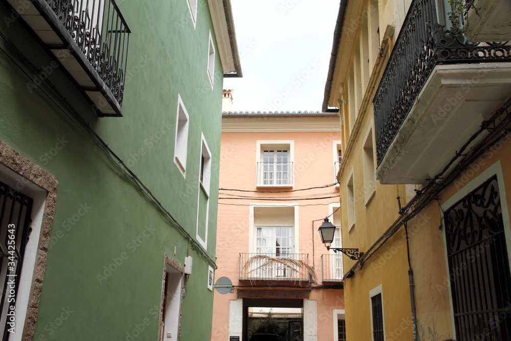 Old village Cullera Valencia province Spain Europe Old village Cullera Valencia province Spain Europe