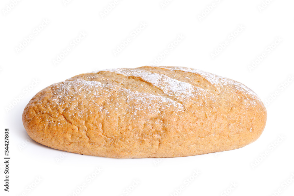 Bred isolated on white. Bred isolated on white.