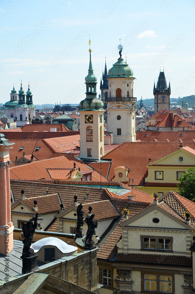 Les clochers de Prague