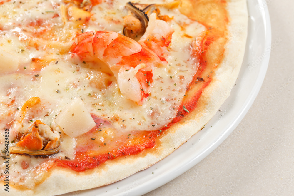 seafood pizza