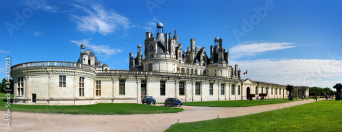 Royal  chateau Shambord, France photo