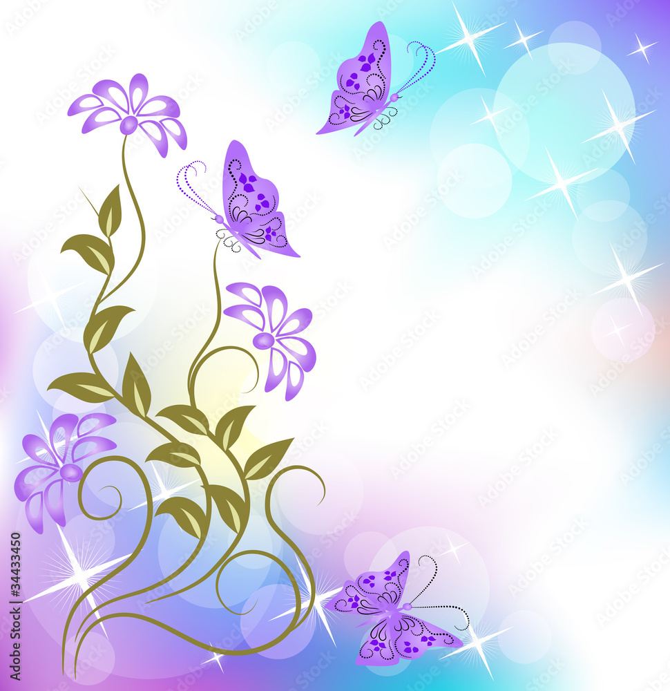 Fototapeta premium Floral background