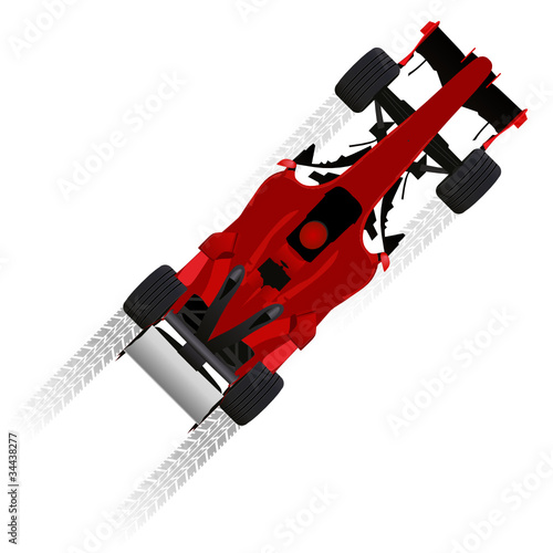 formula racing car