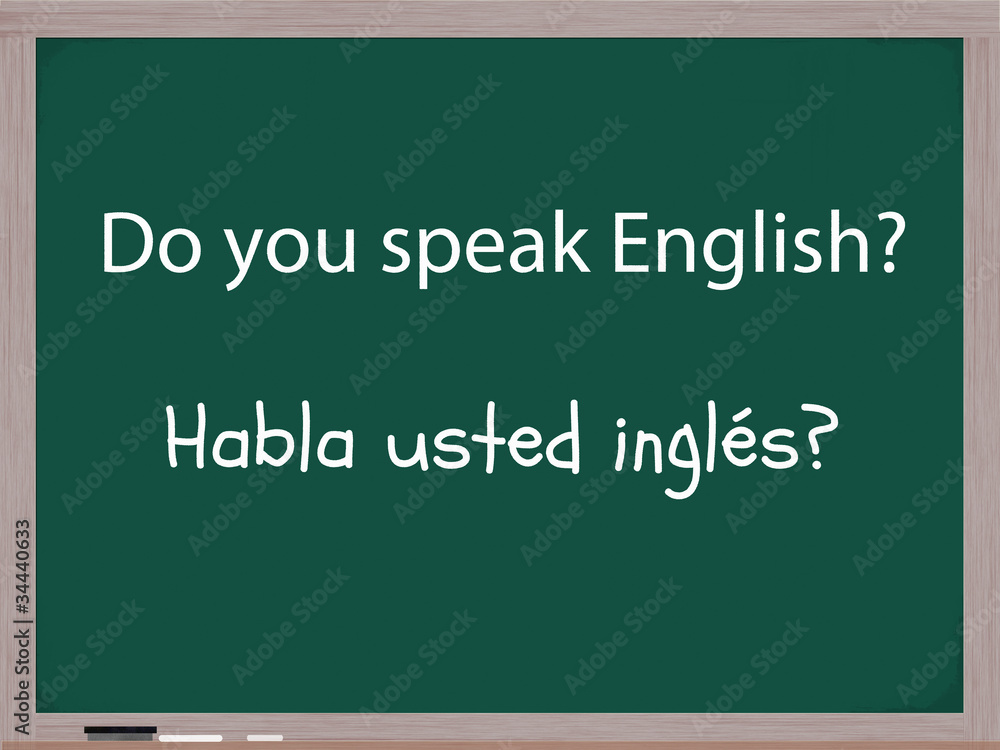 Do you speak English in Spanish Photos | Adobe Stock