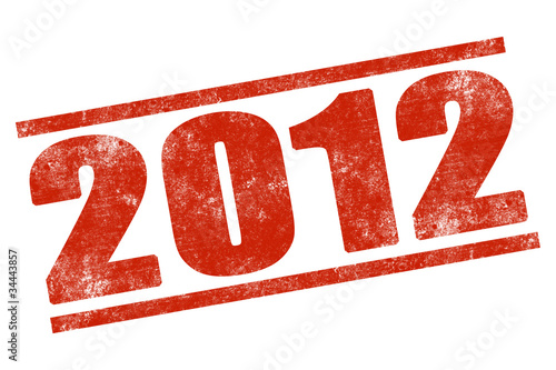Fototapeta 2012 stempel